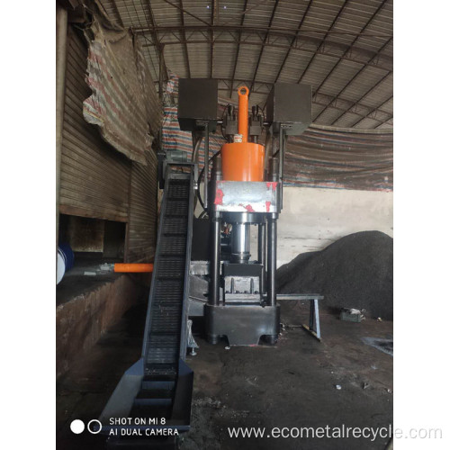 Hydraulic Scrap Metal Shavings Briquette Making Machine